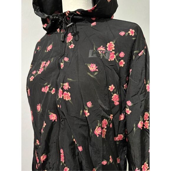 Victoria secret Pink Anorak floral long full zip windbreaker jacket Xs/S - Picture 4 of 8
